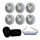 Módulo 2 Saídas + Fonte Blindada 5A 60W + 06 Refletor RGB 9W