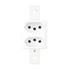 Modulo 2 Tomada Distanciada 3 Pinos 20A Fame Blanc