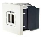 Modulo 2 Tomada Usb Branca - 615089bc Pial Plus+