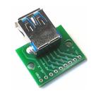 Modulo adaptador conector usb femea 3.0 para dip