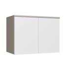 Modulo Aéreo 2 Portas 100cm x 73cm 54cm Cinza/NiquelBlanc Modulo Aéreo 2 Portas 100cm x 73cm 54cm Cinza/NiquelBlanc