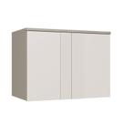 Modulo Aéreo 2 Portas 100cm x 73cm Elegance Cinza/NiquelBlanc
