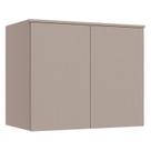 Módulo Aéreo 2 Portas Requinte+ 100% MDF Cinza/Duna Line