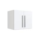 Módulo Aéreo 80cm 2 Portas em MDF Integrato Branco Módulo Aéreo 80cm 2 Portas em MDF Integrato Branco