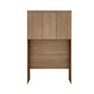 Módulo Aéreo Casal 1450 3 Portas Dobráveis MDF Cumaru Safira