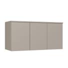 Módulo Aéreo para Quarto 3 Portas Elegance Cinza/Niquel Módulo Aéreo para Quarto 3 Portas Elegance Cinza/Niquel