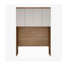 Modulo Aéreo Safira Casal em MDF com 4 Portas Clic Móveis