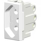 Modulo Alumbra Siena Branco (Tomada 10A Branco ) 6079 Modulo Alumbra Siena Branco (Tomada 10A Branco ) 6079