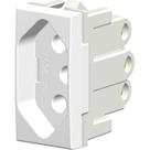 Modulo Alumbra Siena Branco (Tomada 10A Branco ) 6079 Modulo Alumbra Siena Branco (Tomada 10A Branco ) 6079