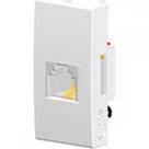 Modulo Alumbra Siena Branco (Tomada Rj45 Branco ) 6168 Modulo Alumbra Siena Branco (Tomada Rj45 Branco ) 6168