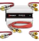 Módulo Amplificador Digital Taramps DS800x4 2 Ohms + 1 RCA Blindado S400 + 2 Cabos Y S400 Blindado Módulo Amplificador Digital Taramps DS800x4 2 Ohms + 1 RCA Blindado S400 + 2 Cabos Y S400 Blindado