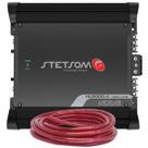 Módulo Amplificador Stetsom HL2000.4 2000W 1 Ohm e Cabo Bateria 21mm 5 Metros reforçado