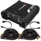 Módulo Amplificador Stetsom HL800.4 800W + 2 Cabos RCA 5 Metros + 2 Cabos Y