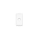 Módulo Branco c/ Furo de 10mm pacote c/ 2 unidades - Apoio
