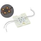 Módulo c/4 Leds Alto Brilho 12v Ip65 3528 36x36x5 - Amarelo