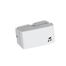 Módulo Campainha Pulsador Bivolt Branco Dubai Enebras