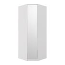 Módulo Canto 1 Porta com Espelho 100% MDF Decor Branco
