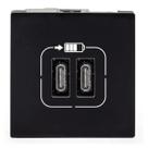 Modulo Carregador 2 X USB-C 3A Pial Plus+ Legrand 615096PT