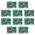 Módulo carregador de bateria TP4056 3,7 V 4,2 V 9 V 5 V 2A 18650 x10