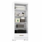 Módulo Closet 1 Gaveta Smart Versatile Espresso Móveis Módulo Closet 1 Gaveta Smart Versatile Espresso Móveis