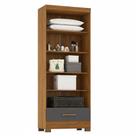 Módulo Closet 1 Gaveta Smart Versatile Espresso Móveis Módulo Closet 1 Gaveta Smart Versatile Espresso Móveis