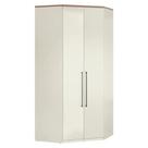 Modulo Closet de Canto Doce Vida 2 Portas 3 Gavetas MDF Santos Andirá - Areia/Wood