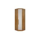 Módulo Closet de Canto Oblíquo Rizon 1 Porta e 2 s Freijó/FendiOff - Novo Horizonte