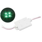 Módulo Com 4 Leds Alto Brilho 12v Ip65 5050 55x33 Verde