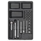 Módulo Com Soquetes 1/4'' - 17 Peças (44980/016) - Tramontina Pro