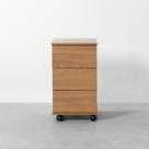 Módulo Contemporâneo Slim 3 Gavetas Freijó - 40cm