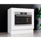 Módulo Cozinha Henn Americana Balcão p/ Forno de Embutir s/ Tampo Branco