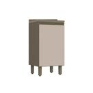 Módulo Cozinha Henn Connect Balcão 1 Porta c/ Tampo Duna/Cristal