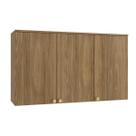Módulo Cozinha Kappesberg Botanic Armário Botanic M634 c/ 3 Portas 120cm Nogueira - Kappesberg