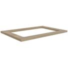 Módulo Cozinha Kappesberg Lótus Tampo E608 80cm p/ Cooktop Nogueira