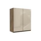 Módulo Cozinha Kappesberg Maxxi Armário G765 2 Portas c/ Vidro Nogal Módulo Cozinha Kappesberg Maxxi Armário G765 2 Portas c/ Vidro Nogal