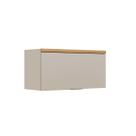 Módulo Cozinha Linea Allure Allure Geladeira c/1 Porta Basculante 80cm Jequitiba/Gris Linea Brasil Módulo Cozinha Linea Allure Allure Geladeira c/1 Porta Basculante 80cm Jequitiba/Gris Linea Brasil