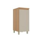 Módulo Cozinha Nesher Rainha c/1 Porta 40cm Nature/Greige Nesher Módulo Cozinha Nesher Rainha c/1 Porta 40cm Nature/Greige Nesher