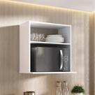 Módulo Cozinha Suporte Nicho para Micro-ondas Forno Elétrico 60cm Branco Dante