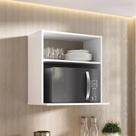 Módulo Cozinha Suporte Nicho para Micro-ondas Forno Elétrico 60cm Branco Dante