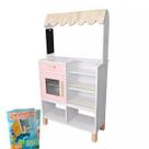 Módulo Crescer Mercadinho Infantil Rosa Bebe Kit Livro Educativo