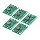 Módulo de alimentação KOOBOOK 5 unidades DC DC Step Down 5-16V a 1,25 V/1,5 V/1,8 V/2,5 V/3,3 V/5 V