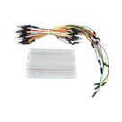 Módulo De Alimentação Para Protoboard 3.3V 5V MB102 830 Pontos Com 65 Fios Jumper Para Kit DIY