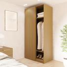 Módulo de Canto Linear Closet sem Porta Jade CabeCasa MadeiraOriginals Avelã