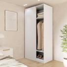 Módulo de Canto Linear Closet sem Porta Jade CabeCasa MadeiraOriginals Branco