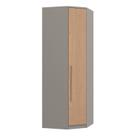 Módulo de Canto Oblíquo 1 Porta 3 Prateleiras Elegance