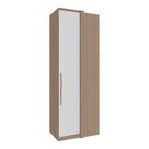 Modulo de Canto Reto com 1 Porta de Correr Setiba Plus 245 cm Rimo Carvalho/Palha