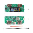 Módulo De Carregamento Rápido 22.5W Com Display TFT PD QC 20W, Placa DIY De Power Bank Com USB