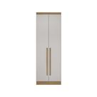 Modulo de Casal Safira para GuardaRoupa com 2 Portas e 3 Gavetas Una Mobília Modulo de Casal Safira para GuardaRoupa com 2 Portas e 3 Gavetas Una Mobília