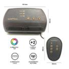 Módulo de Controle p/ LED de Piscina Luxpool RGB + 2 Saídas Auxiliares PDX1374N
