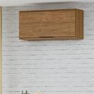Módulo De Cozinha Armário Aéreo Porta Basculante 80cm - Toscana Freijó